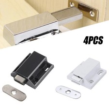 4x Magnetic Push To Open Touch Pressure Catch-Latch Door Drawer Cupboard Cabinet