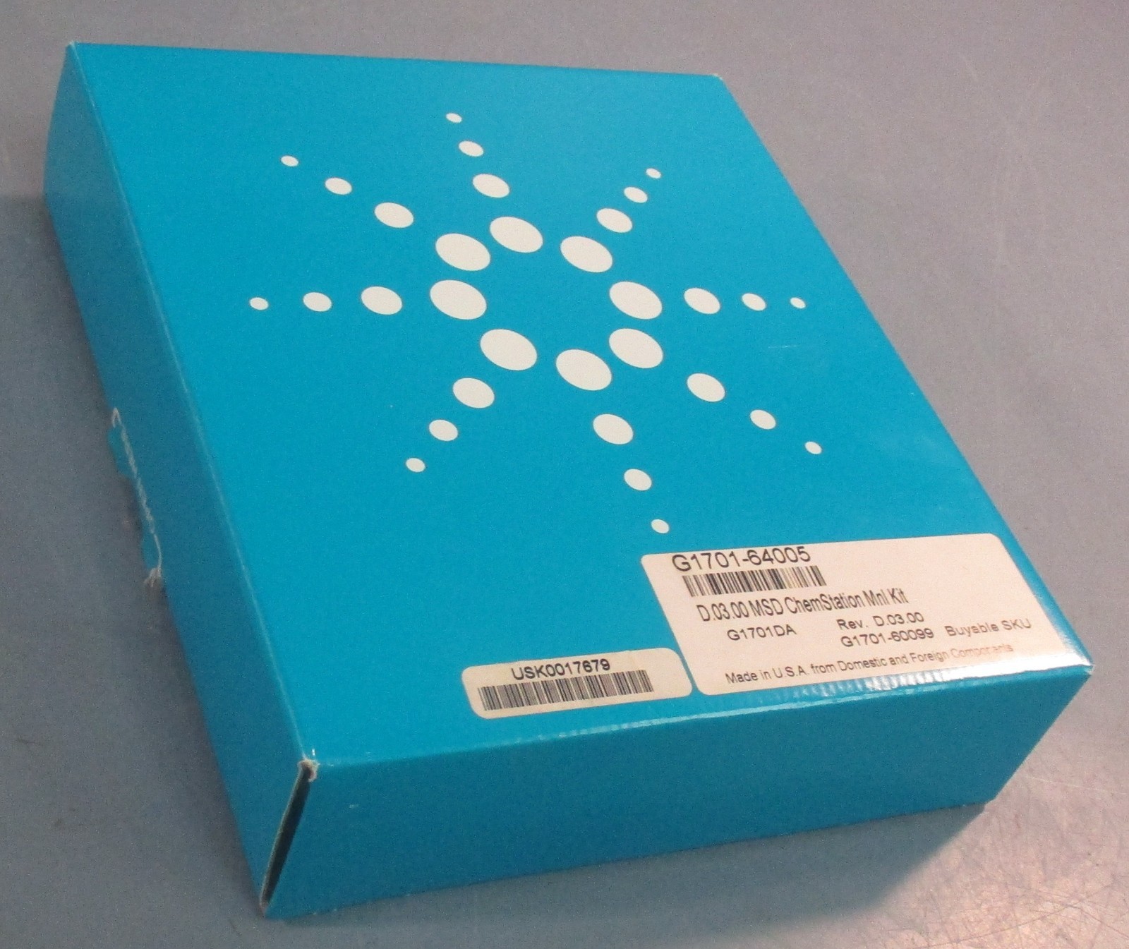 Agilent G1701DA MSD ChemStation Mnl Kit G1701-64005 Rev. D-03-00