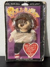 RARE Vintage 1985 Fibre Craft Tiny Doll Baby Kit By Martha Nelson Thomas