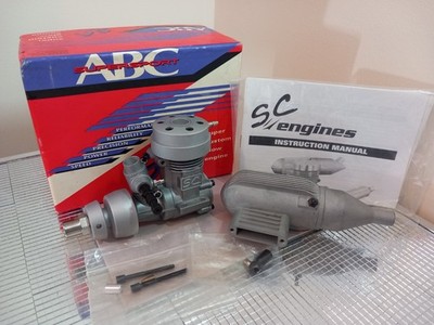 MODELLBOOTMOTOR. SUPER CUSTOM SC46 RC MARINE GLÜHMOTOR, NEW OLD STOCK.