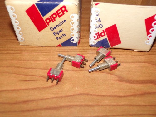C&K 7105 Toggle Switches Piper (Sale for 19)
