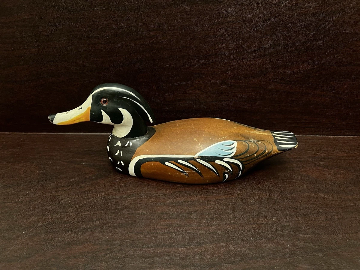 彩绘木制鸭子，鸭子收藏品| eBay