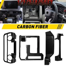 For Toyota Tacoma 2024-26 Carbon Fiber Inner Dashboard Panel Frame Trim2-10x