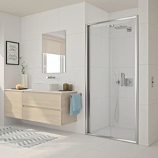 Image of Merlyn Arysto 6 Bifold Shower Door 1000mm Chrome Finish 1950mm Height Left Hand