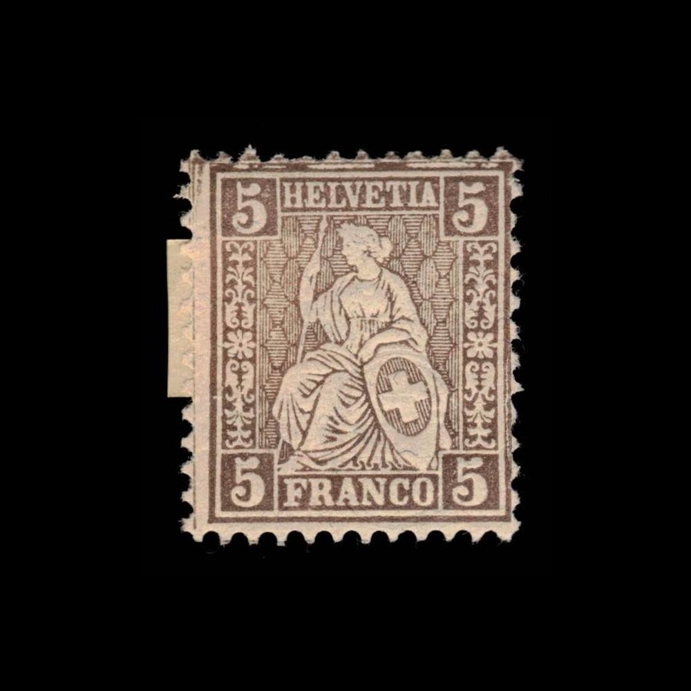 Switzerland, Scott 43, Helvetia, 1862, MH, 114964 | eBay
