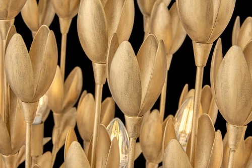 Hinkley Lighting 30015 Flora 10 Light 60"W Lisa McDennon Candle - Gold - Picture 3 of 9