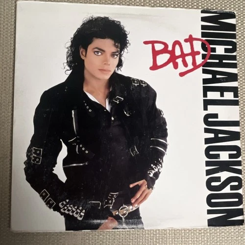 Michael Jackson Bad Vinyl Record Epic 1987 12" 33RPM Pop 7464-40600-1