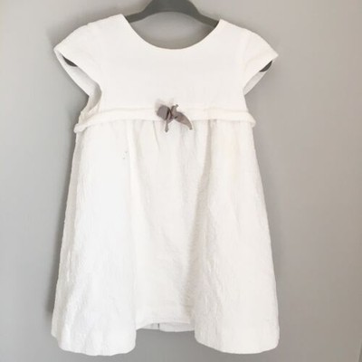 zara baby white dress