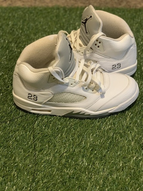 jordan 5 retro metallic white