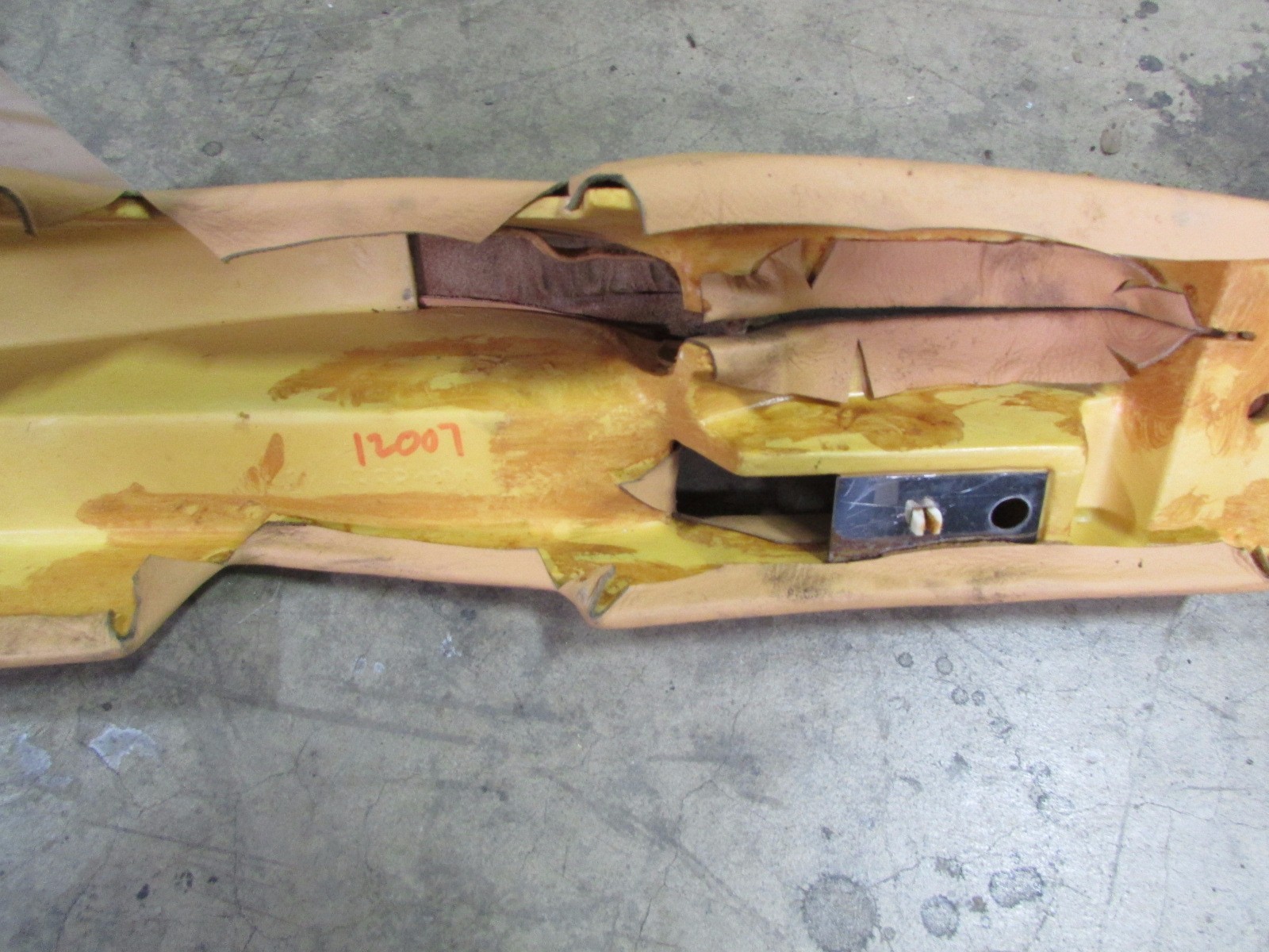 Ferrari F355, E-Brake, Center Console Trim, Beige, Used, P/N 63581105