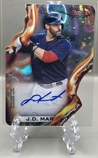 J.D. Martinez 2021 Bowman’s Best Heatwave Die-Cut Lava Refractor Auto 35/50!