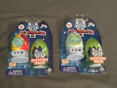 Lot of 2 Pet Simulator X Series 1 2Pack Packs Mystery Egg IN HAND