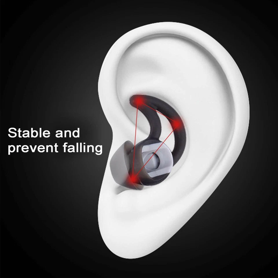 3 pares de almohadillas de silicona con almohadilla para auriculares Bose QC20 QC30 SIE2 IE3 Foto 2 de 3