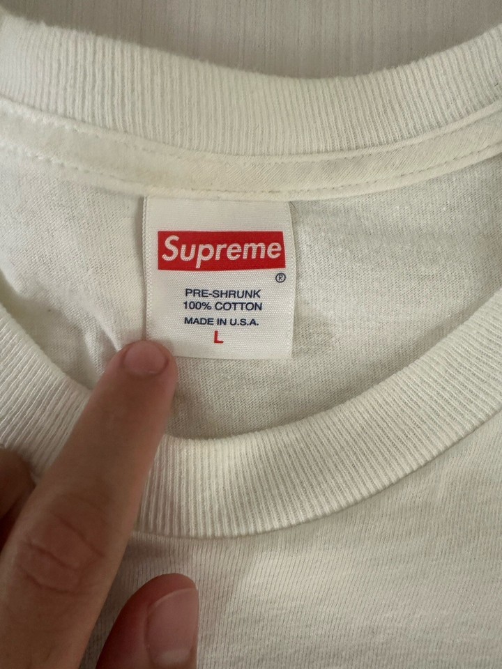 Supreme X Anti Hero Dog Tee White Size Large Used SS22 eBay