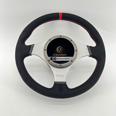 For 2002-2007 Mitsubishi Lancer Evolution EVO 7 8 9 Alcantara Steering Wheel