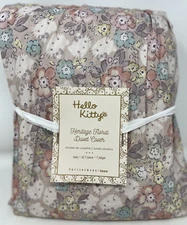 New Pottery Barn Teen Hello Kitty Heritage Floral Twin Duvet Cover