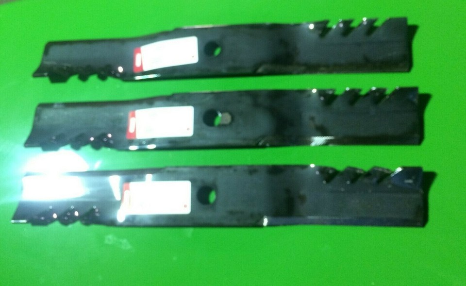 3 Gator blades for John Deere 60" mower Z760A,Z960M,Z960R,Z970R,Z994R