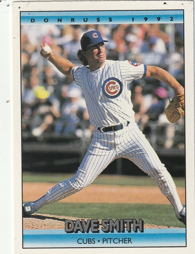 FREE SHIPPING-MINT-1992 Donruss Dave Smith #53 CUBS PLUS BONUS CARDS