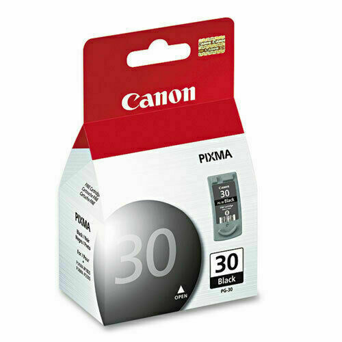 Genuine Canon PG-30 Black Ink Cartridge For PIXMA IP1800, MP190, MP470 & More Printers