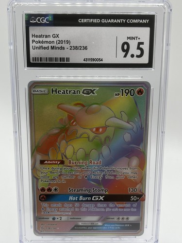 Heatran-GX graded CGC 9.5 for sale on eBay