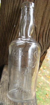 Jaynes & Co. Boston, malt beer/medicine bottle(empty) embossed logo