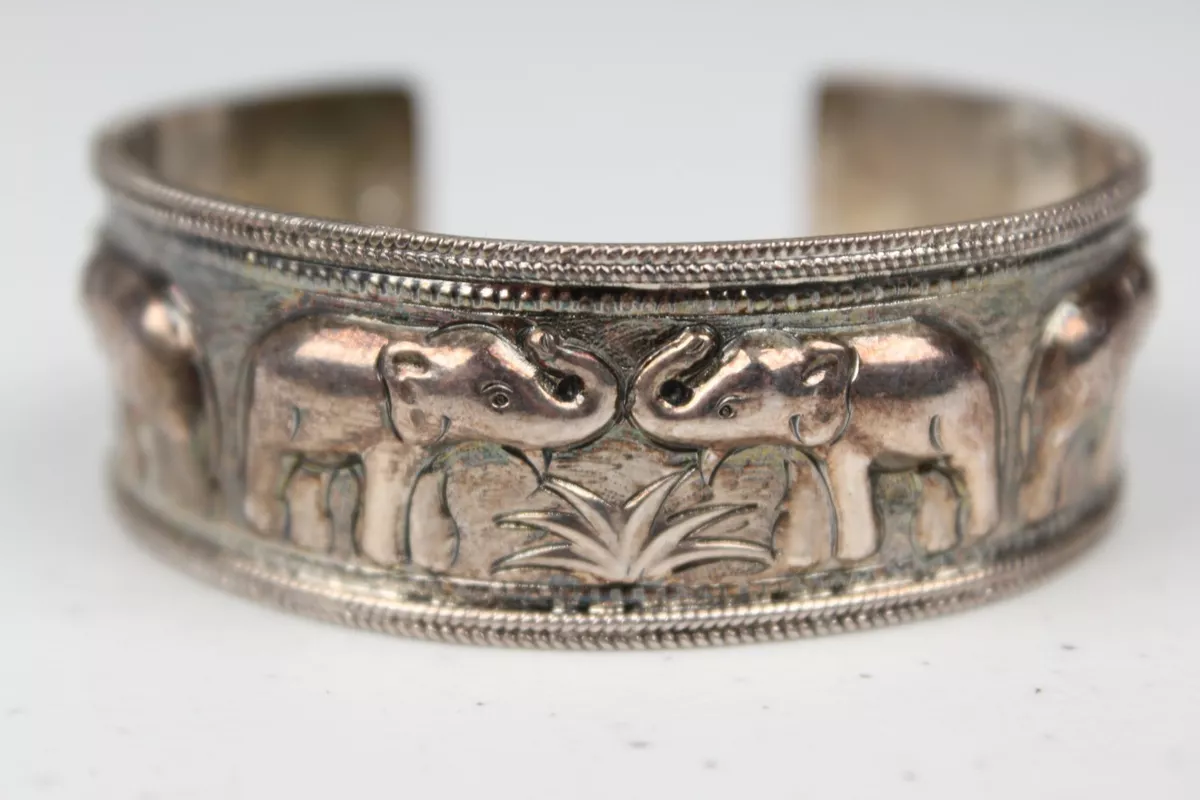 Elephant cuff hotsell bracelet