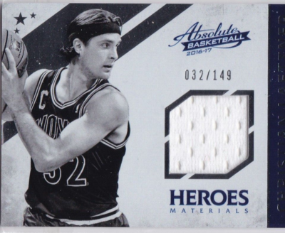 Christian Laettner 2016-17 Panini Absolute Jersey 32/149 Jersey