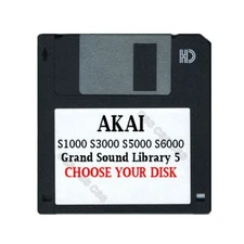 Akai S1000 / S5000 Floppy Disk Grand Sound Library 5 Choose Your Disk