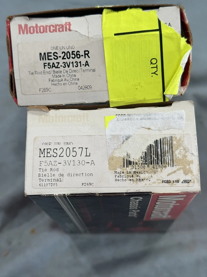 Новый Motorcraft MES-2057-L и MES-2056R рулевое крепление стержень конец 95-02 Crown Victoria - Изображение 2 из 2