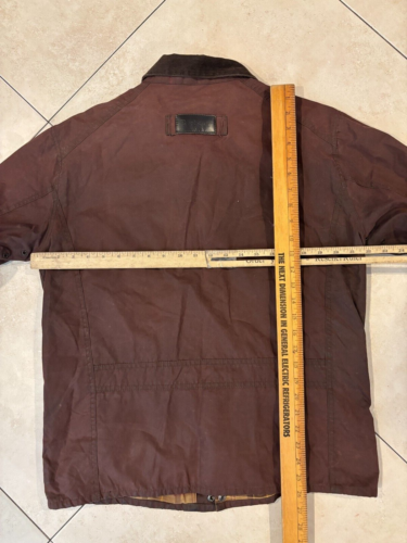 Barbour Bristol Wax Waterproof Cotton Brown Country Jacket Coat Size M 5178 - Bild 10 von 10