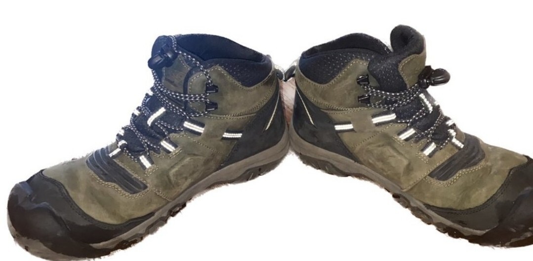 Keen Hiking Boots Men Size 7 Women Size8.5 Mid Top Green and  display picture 2
