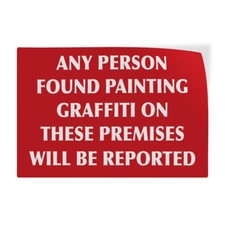 Horizontal Vinyl Stickers Novelty & Fun Safety Sign Label Industrial Decals