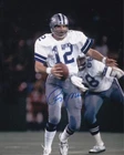 ROGER STAUBACH SIGNED AUTOGRAPH 8 X 10 PHOTO DALLAS COWBOYS