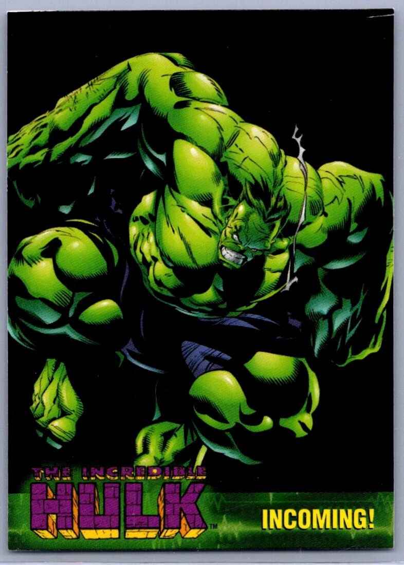 Коллекционные коллекционные карточки The Incredible Hulk