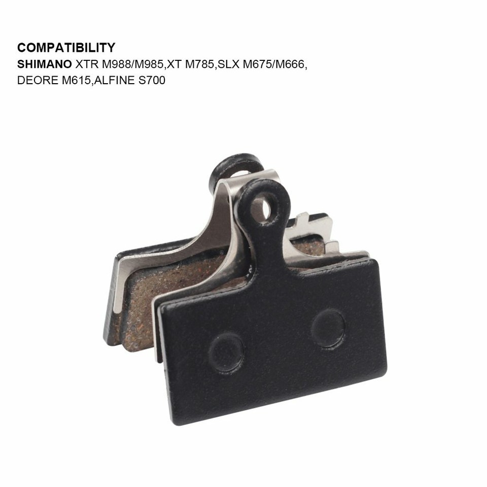 Noah And Theo NT-BP006 Disc Brake Pads - Compatible With Shimano G01A, G01S, G02A - Ceramic/Metallic-1003444