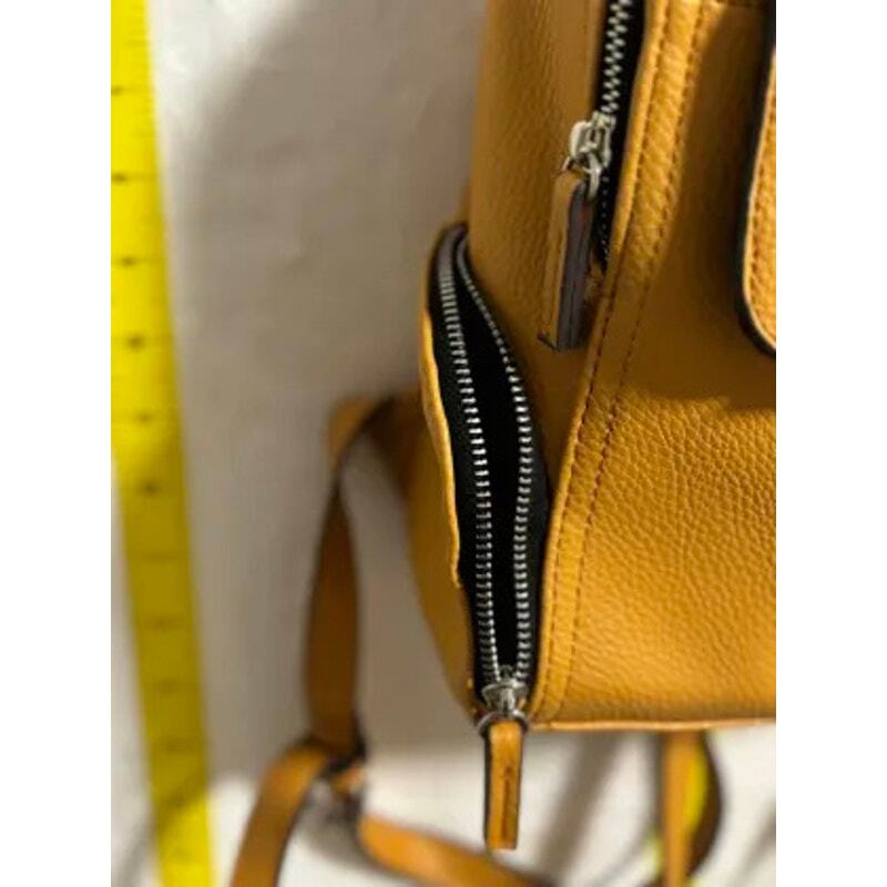 Steve Madden Backpack Mustard EUC - image 2