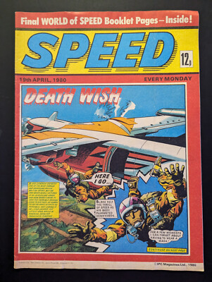 Speed Comic 19. April 1980, IPC Magazine, KOSTENLOSER UK-VERSAND