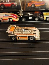 Aurora AFX Porsche Gold  4 Can AM Magna Audi 510k HO Slot Car Running