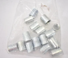 Lot of 16 Threaded Uncoated Iron Pipe Fittings Cylinders A865 1" x 1" Tools