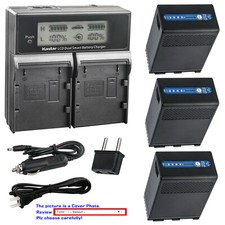 Kastar Multifunction Battery LCD Charger for Canon XF605 4K, Canon XF705 4K UHD