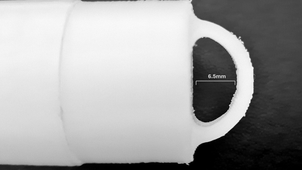 NC50 Model Rocket Ellipsoid Plastic Nose Cone White (Fits BT50 Body