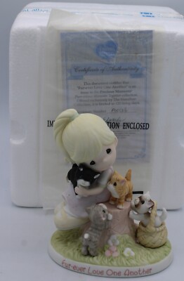Precious Moments ASPCA~ Fur-ever Love One Another~ 2014~ Cat & Kittens~ Hamilton