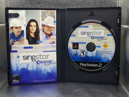 PlayStation 2 PS2 Singstar Country Tested & Working With Manual Video Game - Picture 7 of 7
