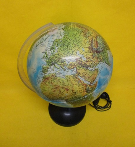 ✅ GLOBO TERRESTRE LUMINOSO ANNI 80 REALIZZATO IN ITALIA VINTAGE - 4324 - Picture 6 of 10