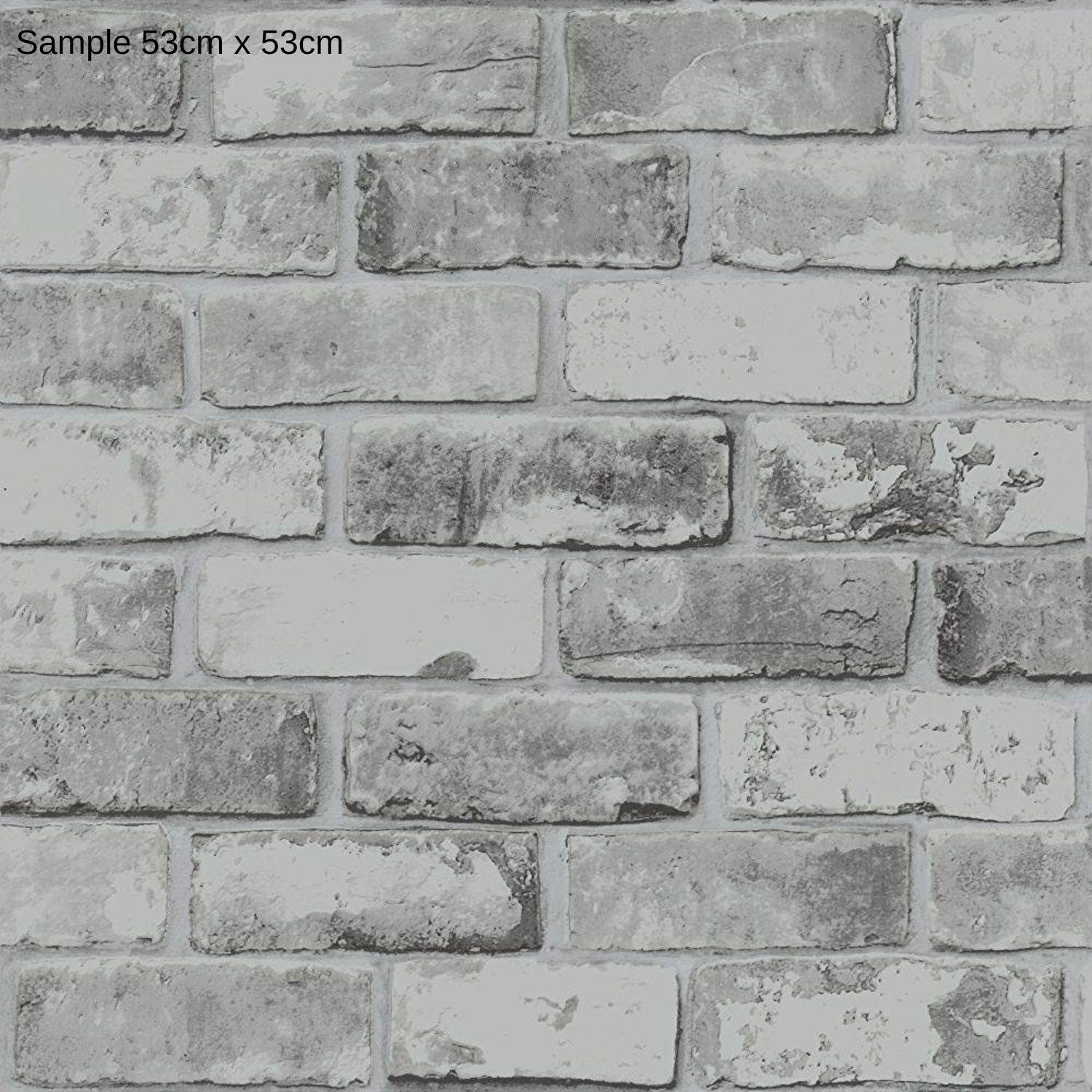 Grey Brick Wallpaper sample