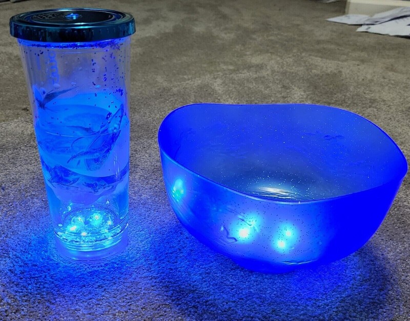 Avatar The Way Of Water AMC Exclusive Popcorn Bucket and Tumbler both Light Up