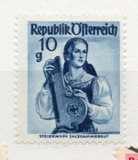 Austria 1948 Early Issue Fine Mint Hinged 10g. NW-261893