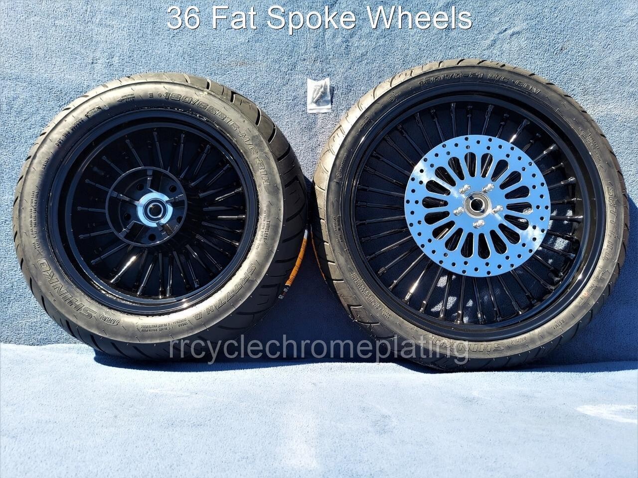 21 inch fat spoke wheel for road king