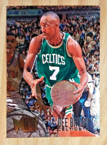 1995 96 FLEER METAL DEE BROWN CARD 5 NM MT JACKSONVILLE BOSTON CELTICS 