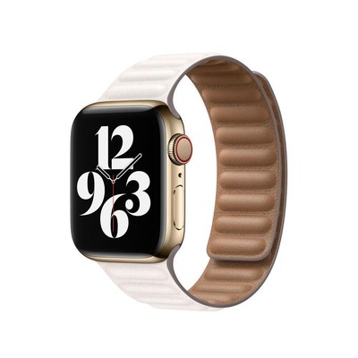 Genuine Apple 38mm/40mm/41mm Watch Leather Link Strap Band - S/M 
